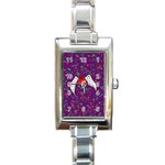 Your Heart Has Wings so Fly - Updated Rectangular Italian Charm Watch