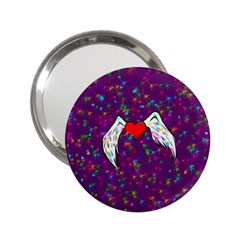 Your Heart Has Wings So Fly - Updated Handbag Mirror (2 25 )
