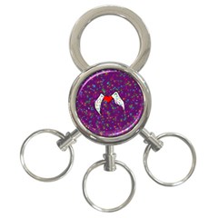 Your Heart Has Wings So Fly - Updated 3-ring Key Chain by KurisutsuresRandoms