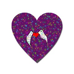Your Heart Has Wings So Fly - Updated Magnet (heart) by KurisutsuresRandoms