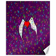 Your Heart Has Wings So Fly - Updated Canvas 11  X 14  9 (unframed) by KurisutsuresRandoms