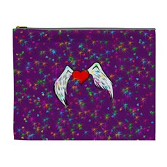 Your Heart Has Wings So Fly - Updated Cosmetic Bag (xl)