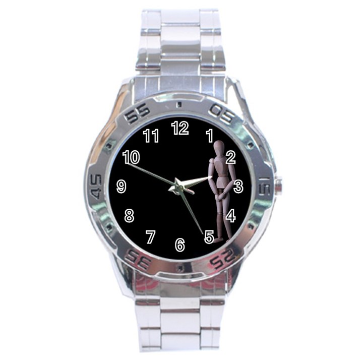 I Have To Go Stainless Steel Watch (Men s)