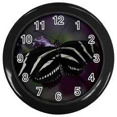 Butterfly 059 001 Wall Clock (black) by pictureperfectphotography