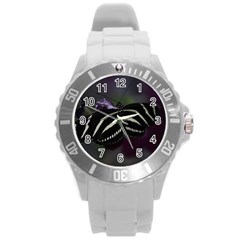 Butterfly 059 001 Plastic Sport Watch (large) by pictureperfectphotography