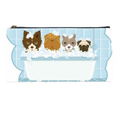 Dogs In Bath Pencil Case by cutepetshop