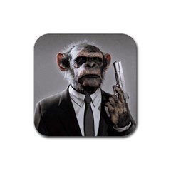 Monkey Business Drink Coaster (square) by cutepetshop