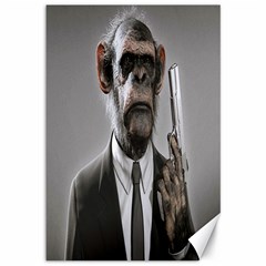 Monkey Business Canvas 12  X 18  (unframed) by cutepetshop