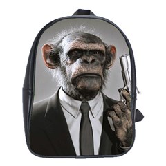 Monkey Business School Bag (large) by cutepetshop