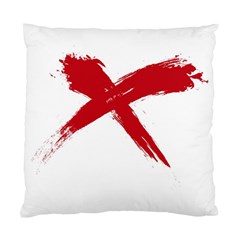 Red X Cushion Case (two Sides) by magann