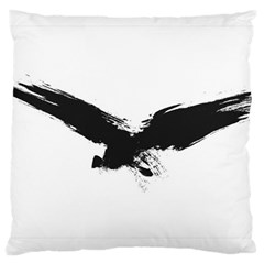 Grunge Bird Large Cushion Case (two Sides) by magann