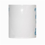 Water Swirl White Coffee Mug Center