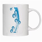 Water Swirl White Coffee Mug Right