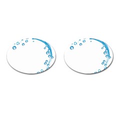 Water Swirl Cufflinks (oval) by magann