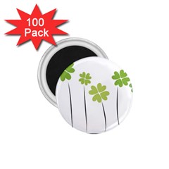 Clover 1 75  Button Magnet (100 Pack) by magann