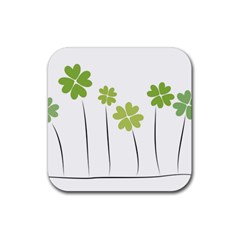 Clover Drink Coaster (square) by magann