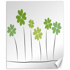 Clover Canvas 8  X 10  (unframed)