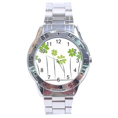Clover Stainless Steel Watch (men s) by magann