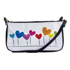 Heart Flowers Evening Bag