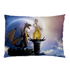 Dragon Land 2 Pillow Case (two Sides) by gatterwe