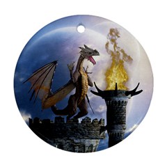 Dragon Land 2 Round Ornament