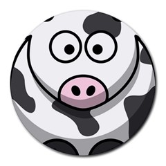 Cow 8  Mouse Pad (round) by cutepetshop