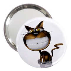 Funny Cat 3  Handbag Mirror by cutepetshop
