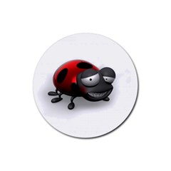 Lady Bird Drink Coaster (round) by cutepetshop