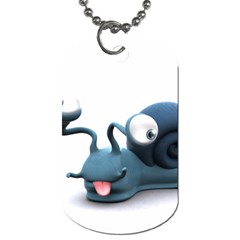 Funny Snail Dog Tag (one Sided)