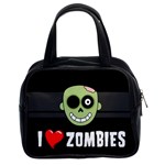 I Love Zombies Classic Handbag (Two Sides) Front