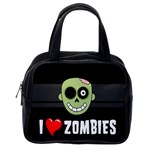 I Love Zombies Classic Handbag (Two Sides) Back