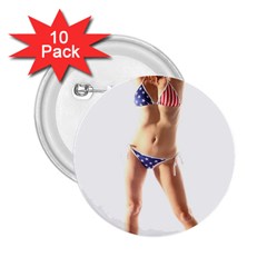 Usa Girl 2 25  Button (10 Pack) by hlehnerer