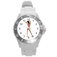 Usa Girl Plastic Sport Watch (large) by hlehnerer