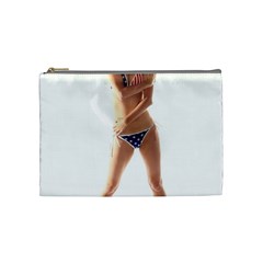 Usa Girl Cosmetic Bag (medium) by hlehnerer