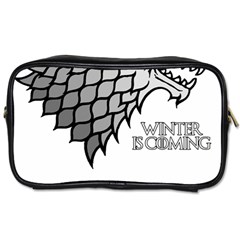 Winter Is Coming ( Stark ) 2 Travel Toiletry Bag (two Sides) by Lab80