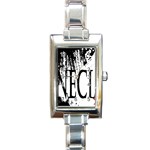 Logo Rectangular Italian Charm Watch