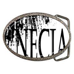 Logo Belt Buckle (oval) by RIOTTSHIRTS