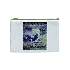 Animal Liberation Cosmetic Bag (medium) by liberation4animals