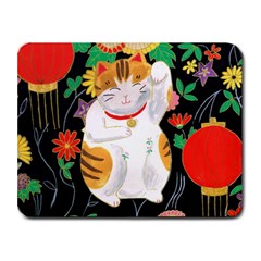 Maneki Neko Small Mouse Pad (rectangle) by TabbyCatStudios