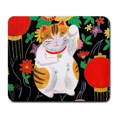 Maneki Neko Large Mouse Pad (rectangle) by TabbyCatStudios