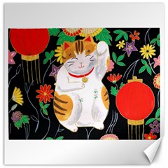 Maneki Neko Canvas 20  X 20  (unframed)