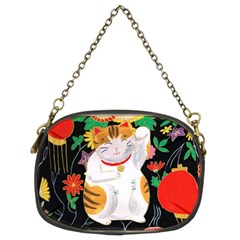 Maneki Neko Chain Purse (two Side) by TabbyCatStudios