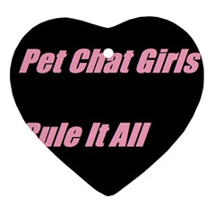 Petchatgirlsrule2 Heart Ornament