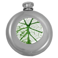 Leaf Patterns Hip Flask (round) by natureinmalaysia