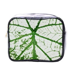 Leaf Patterns Mini Travel Toiletry Bag (one Side) by natureinmalaysia