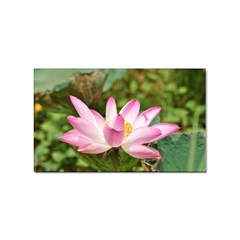 A Pink Lotus Sticker 10 Pack (rectangle) by natureinmalaysia