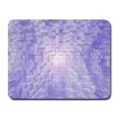 Purple Cubic Typography Small Mouse Pad (rectangle) by TheZiNES