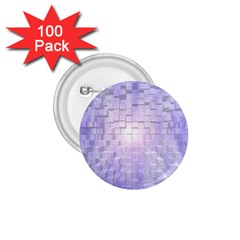 Purple Cubic Typography 1 75  Button (100 Pack)