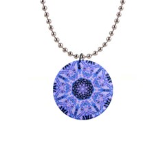 Purple Design Button Necklace by MaxsGiftBox
