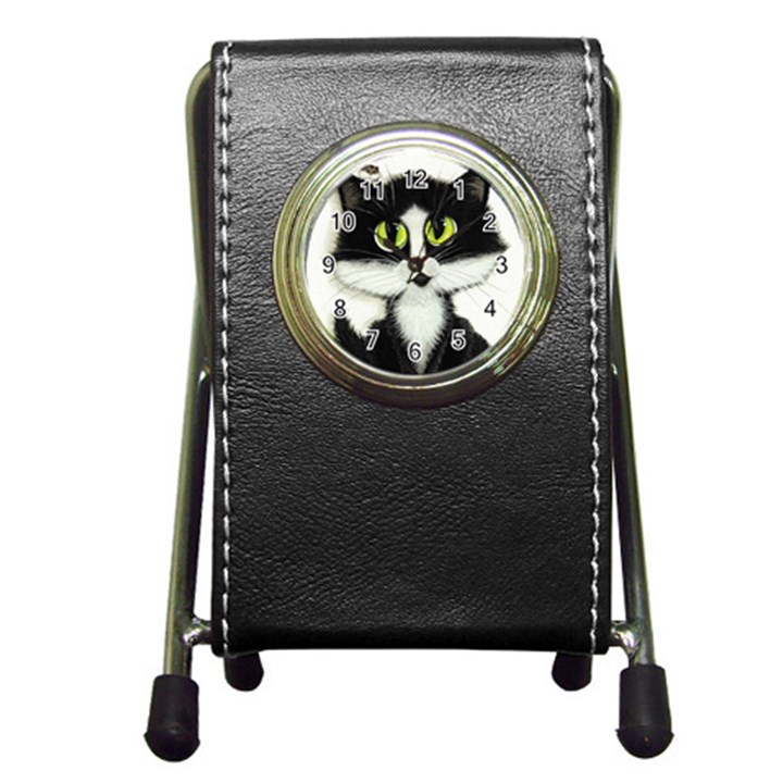 Curiouskitties414 Stationery Holder Clock